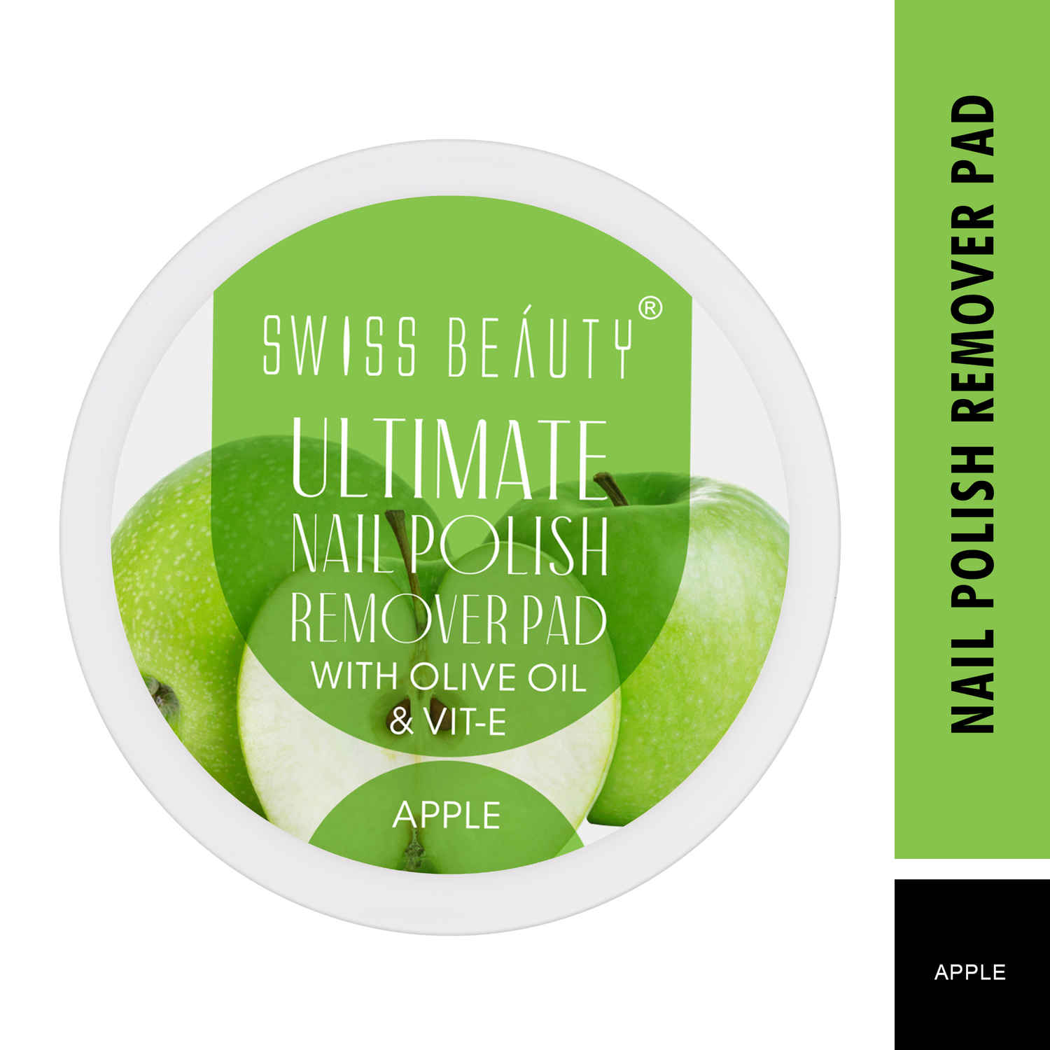 Buy Swiss Beauty Ultimate Nail Polish Remover Pad with Olive Oil & VIT-E - Apple - Purplle