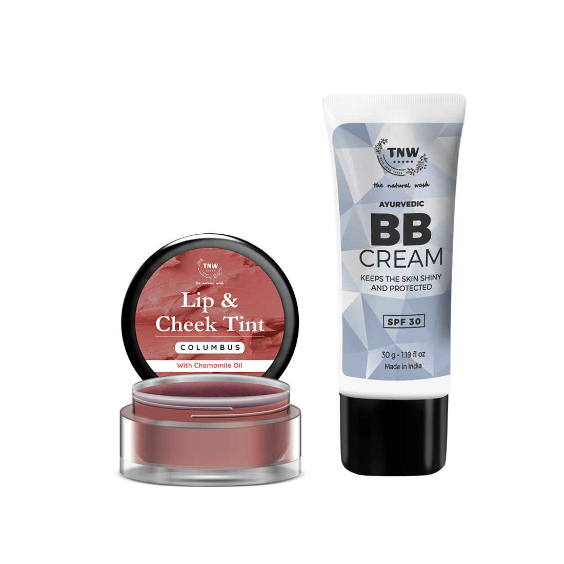 Buy Combo of 2- Columbus Lip Tint 5gm & BB Cream 30 gm - Purplle