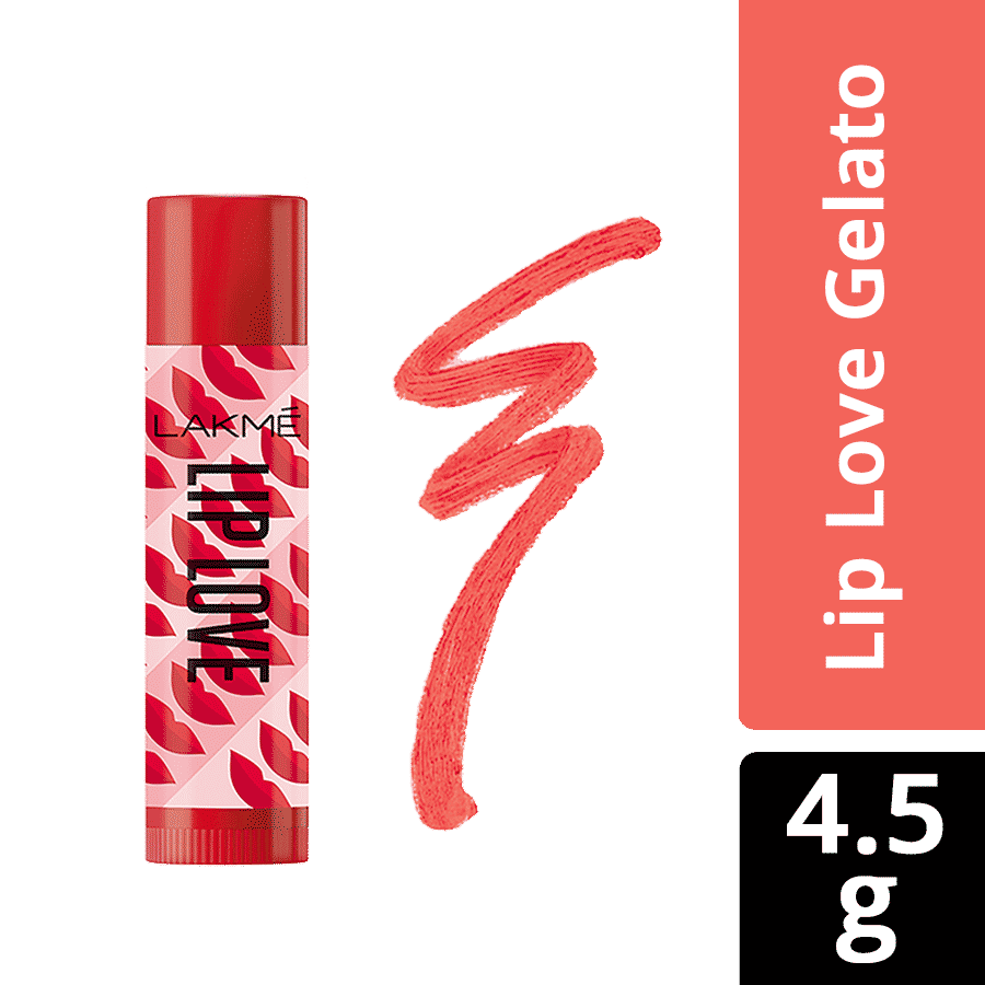 Buy Lakme Lip Love Gelato Chapstick - Raspberry |Nourishing Lip Balm|SPF 15 | 4.5 gm - Purplle