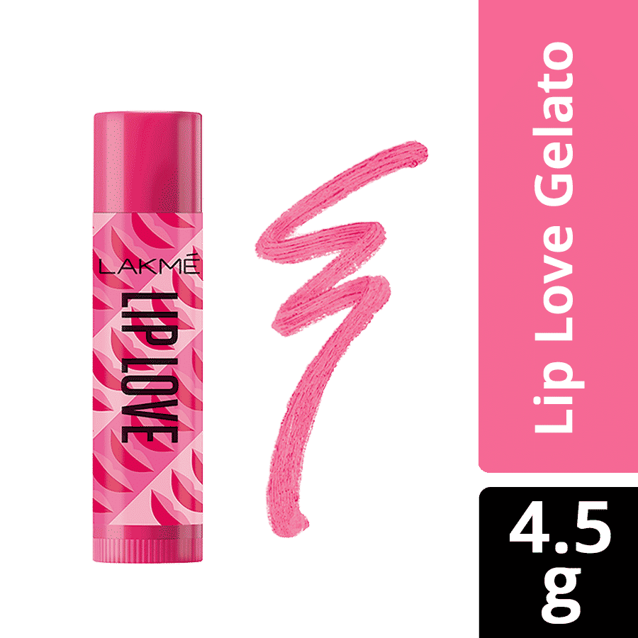Buy Lakme Lip Love Gelato Chapstick - Bubblegum - 4.5 gm - Purplle