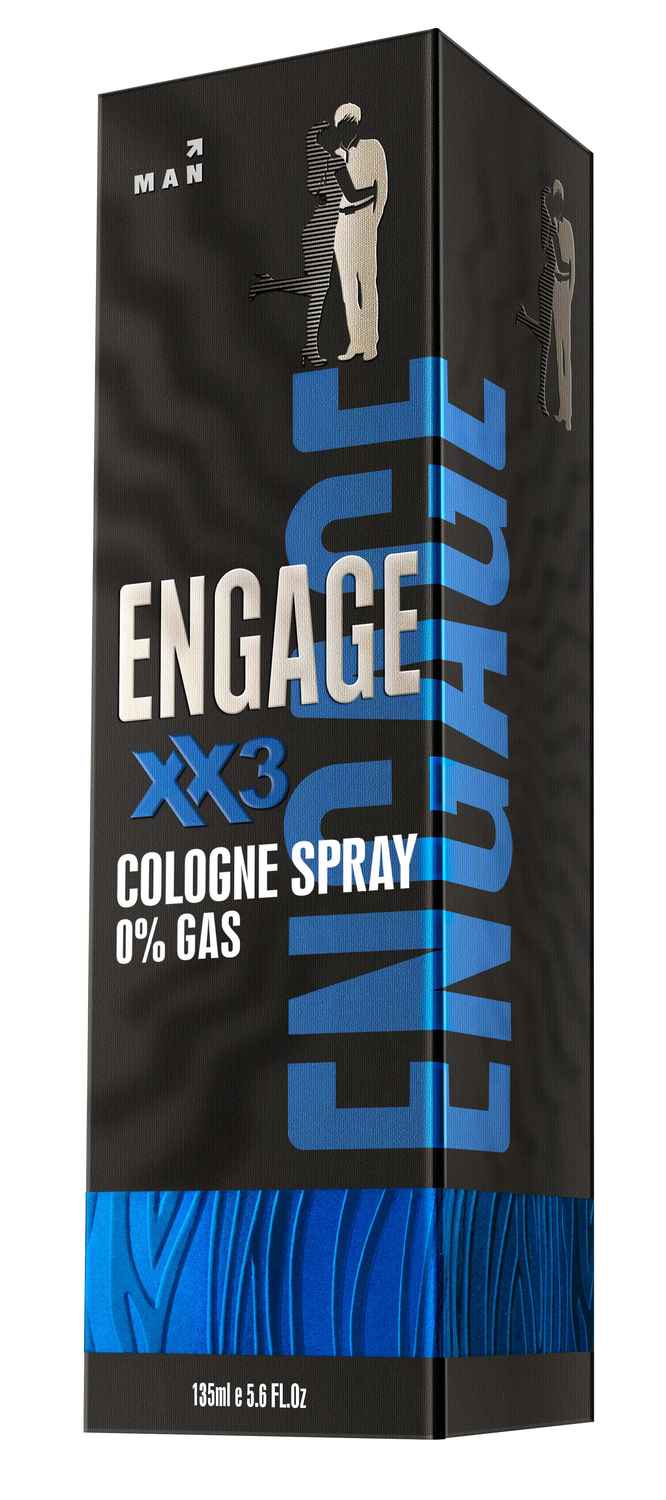 Buy Engage XX3 Cologne No Gas Perfume for Men, Spicy and Woody, Skin Friendly, 135ml - Purplle