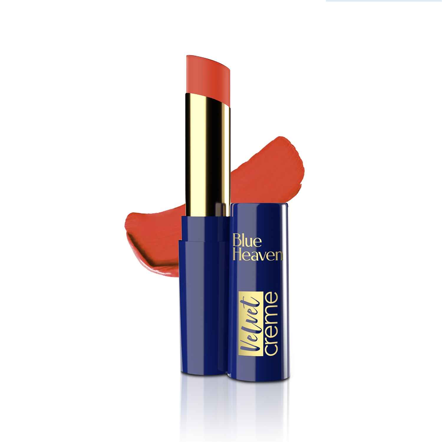 Buy Blue Heaven Velvet Creme Lipstick, Orange Slush, 3.5 gm - Purplle