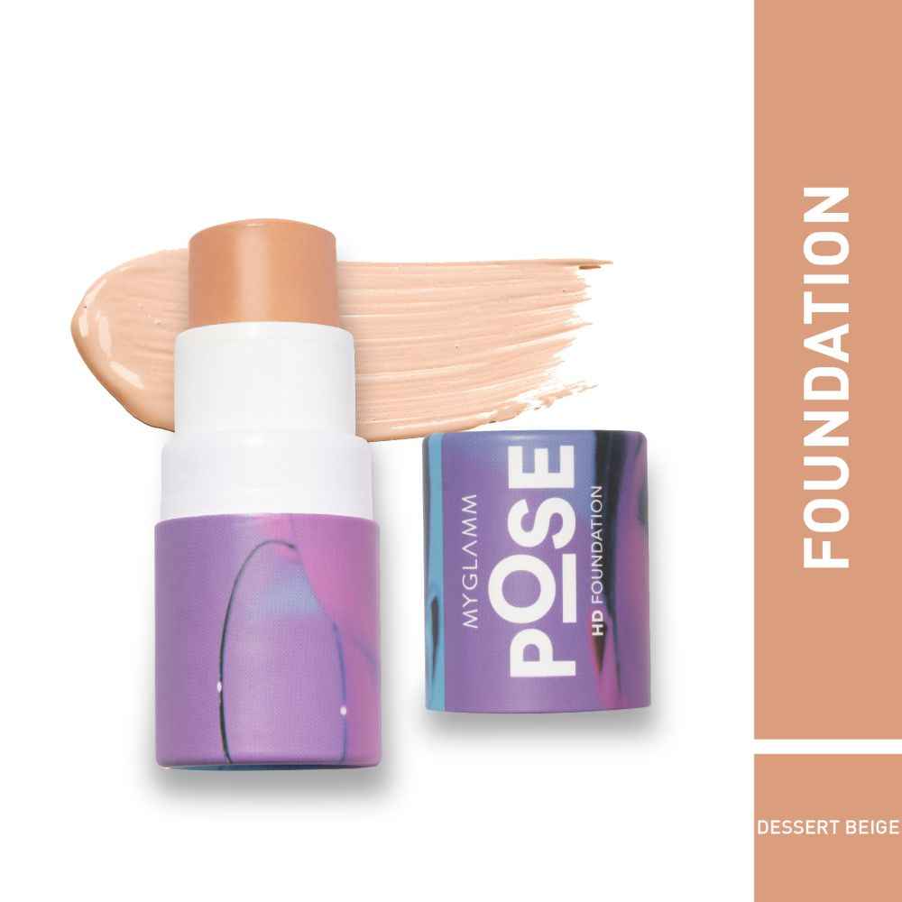 Buy MyGlamm POSE HD Foundation Stick-Desert Beige (5 g) - Purplle