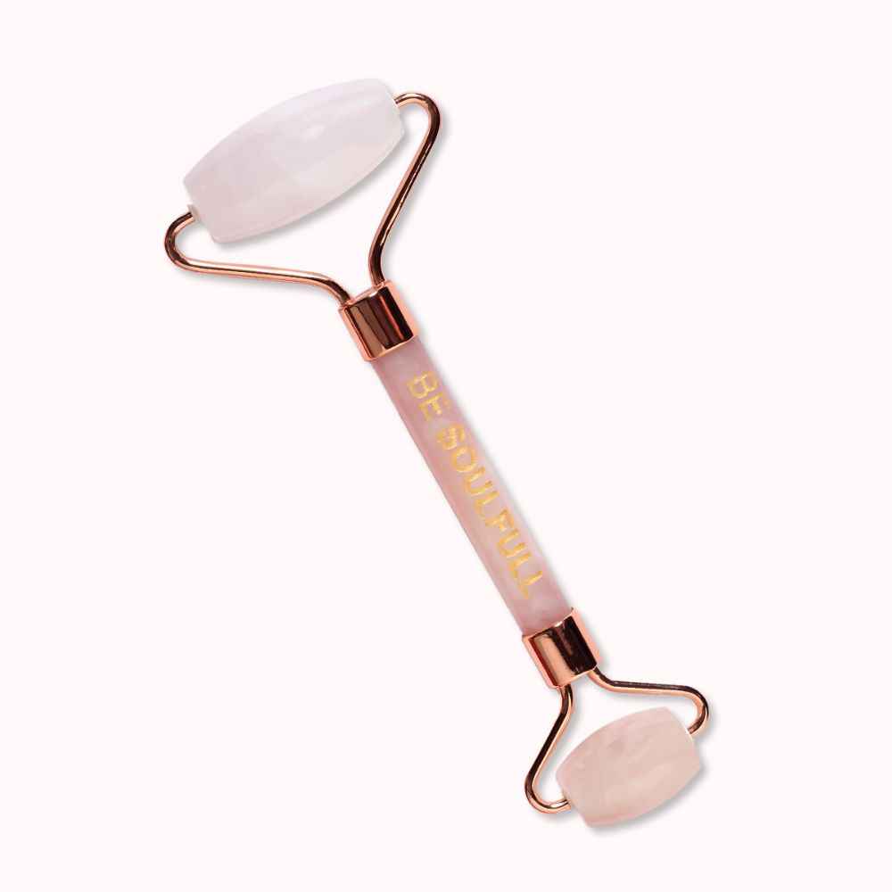 Buy Be Soulfull Rose Quartz Face Massage Roller |For Anti- Ageing, Skin Firming & Serum Application in a magnetic storage box I For Men & WomenI For Men & Women 1 Pc - Purplle