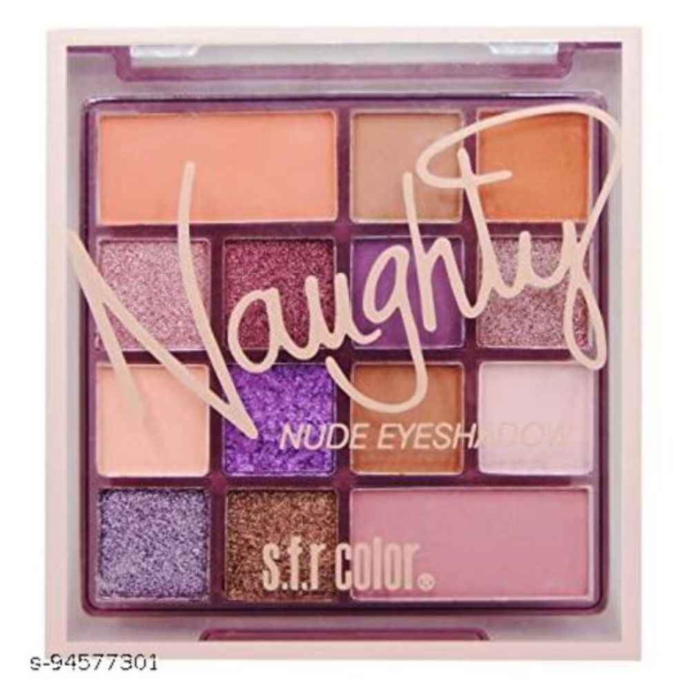 Buy s.f.r. color Naughty Nude Shimmer And Matte Eyeshadow Palette (11.4g) 7383-02 - Purplle