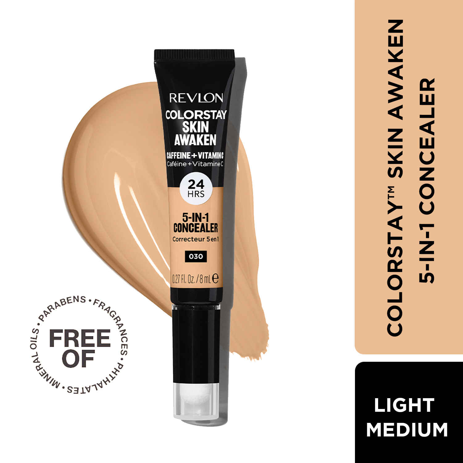 Buy Revlon Colorstay Skin Awaken 5-in-1 Concealer - Light Medium - Purplle