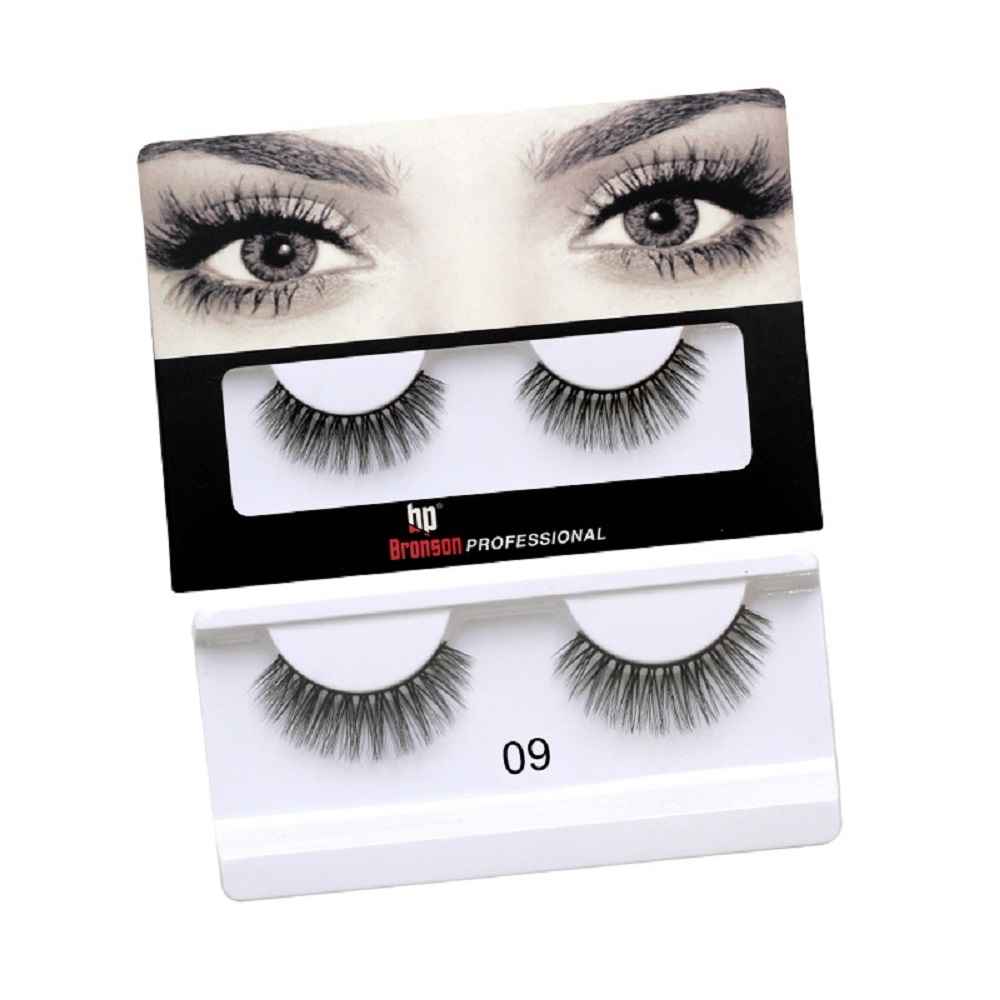Buy Bronson Professional eyelashes - 09 - 1 Pair - Purplle