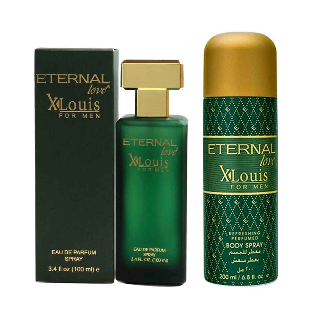 Buy ETERNAL Love X-Louis for Men Eau De Parfum, 100ml & X-Louis for Men Deodorant Perfumed Bodyspray, 200ml - Purplle
