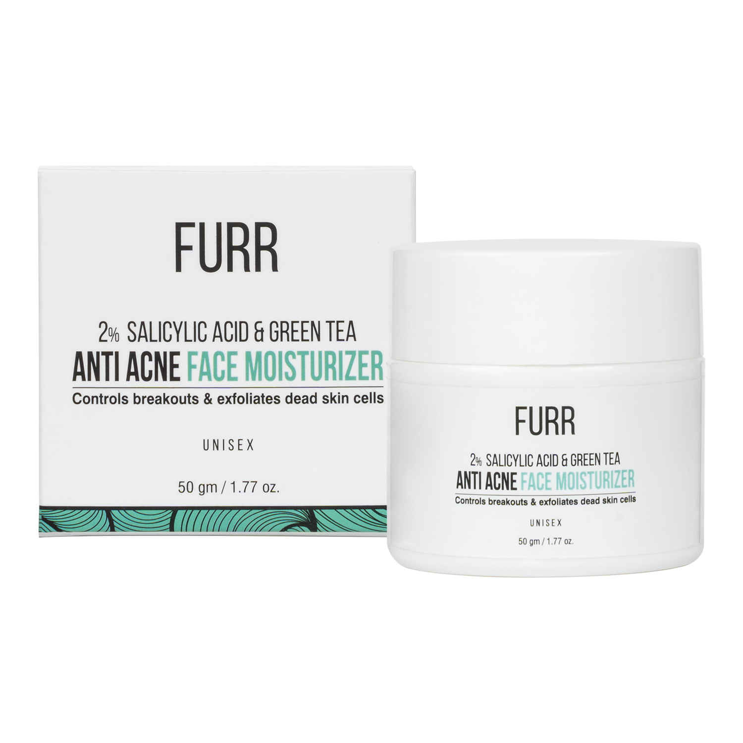 Buy FURR 2% Salicylic Acid & Green Tea Anti Acne Face Moisturizer - Purplle