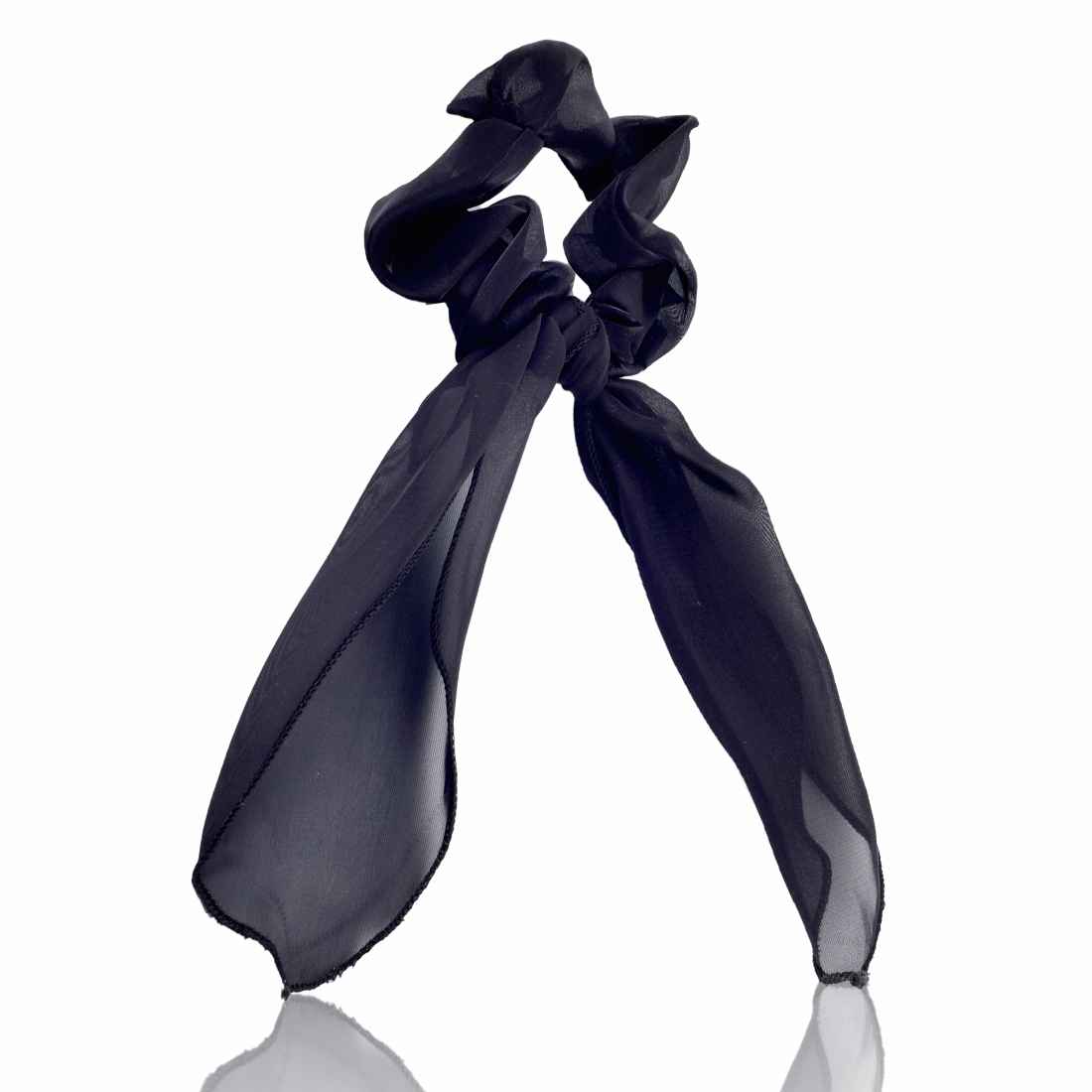 Buy GUBB Hair Scarf Scrunchie for Women, Elastic Hair Band - Noir Hues - Purplle