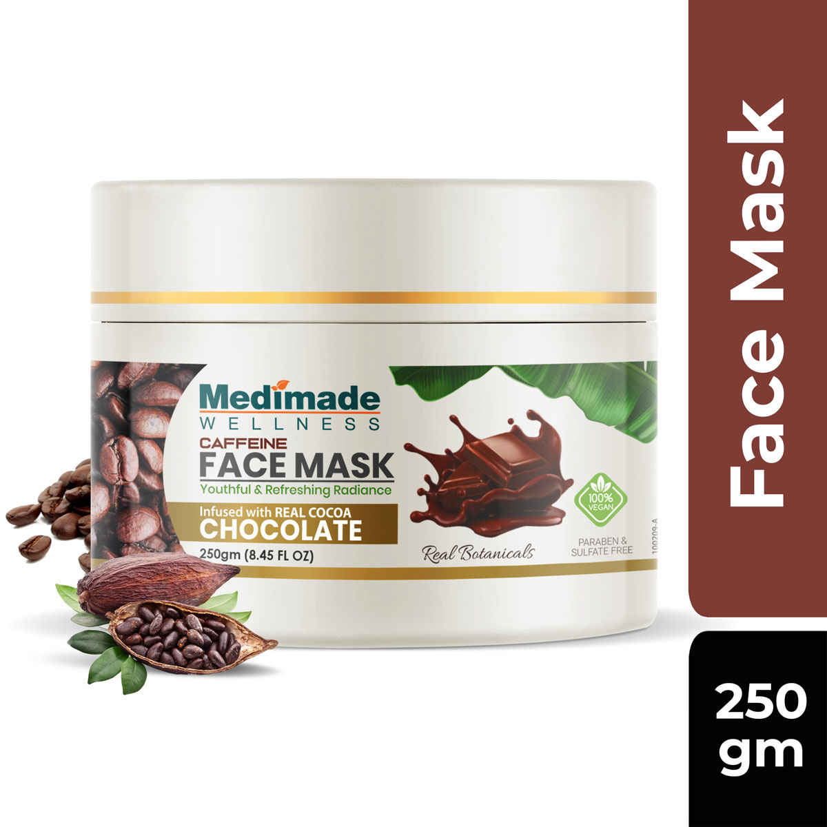 Buy Medimade Caffeine Face Mask - 250 gm - Purplle