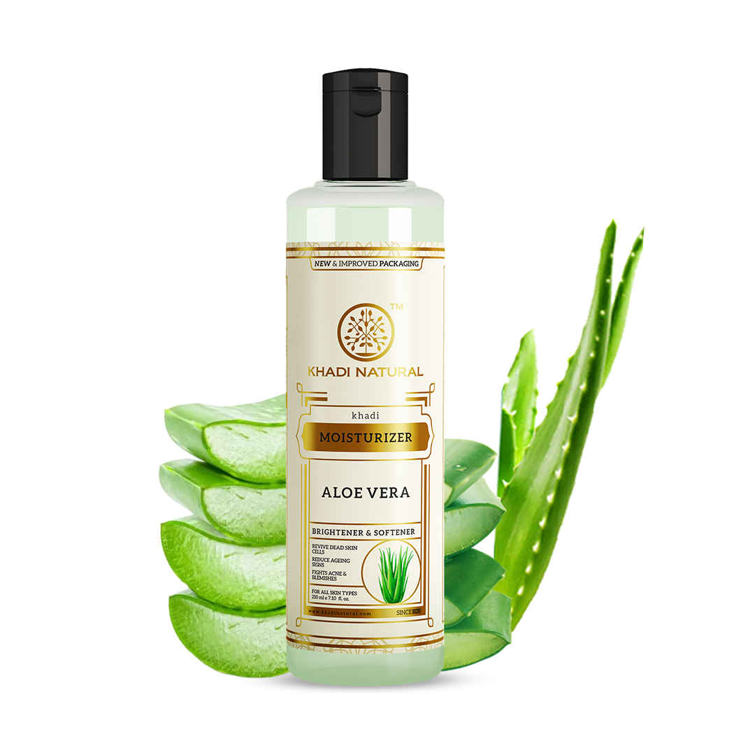 Buy Khadi Natural Aloe Vera Moisturiser| Fights Acne & Blemishes - Purplle
