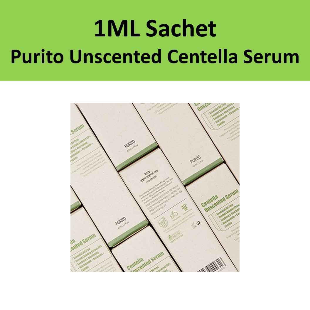 Buy PURITO Centella Unscented Serum (1 ml) | Korean Skin Care - Purplle