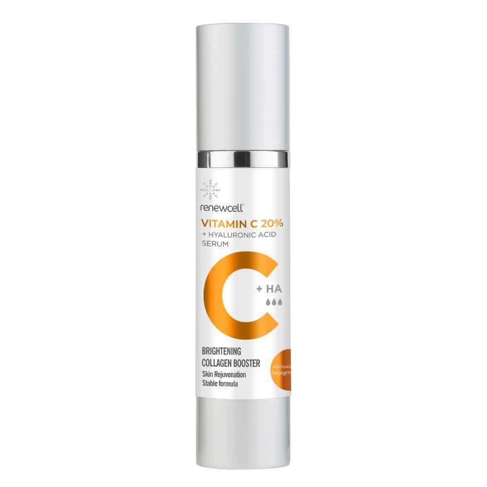 Buy Renewcell newcell Vitamin C 20% + Hyaluronic Acid Serum - Purplle
