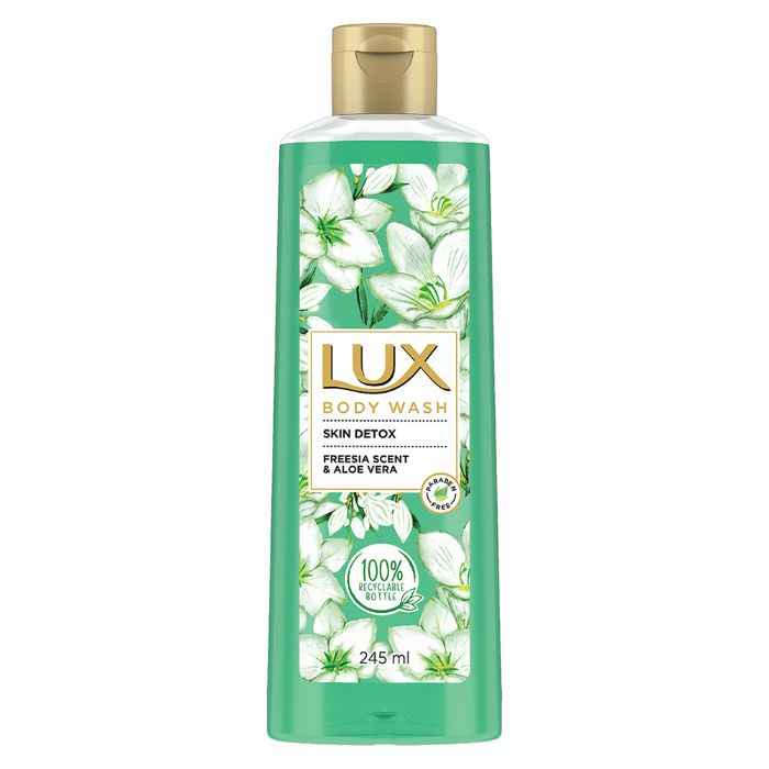 Buy LUX Shower Gel, Freesia Scent & Aloe Vera Bodywash, 245 ml - Purplle