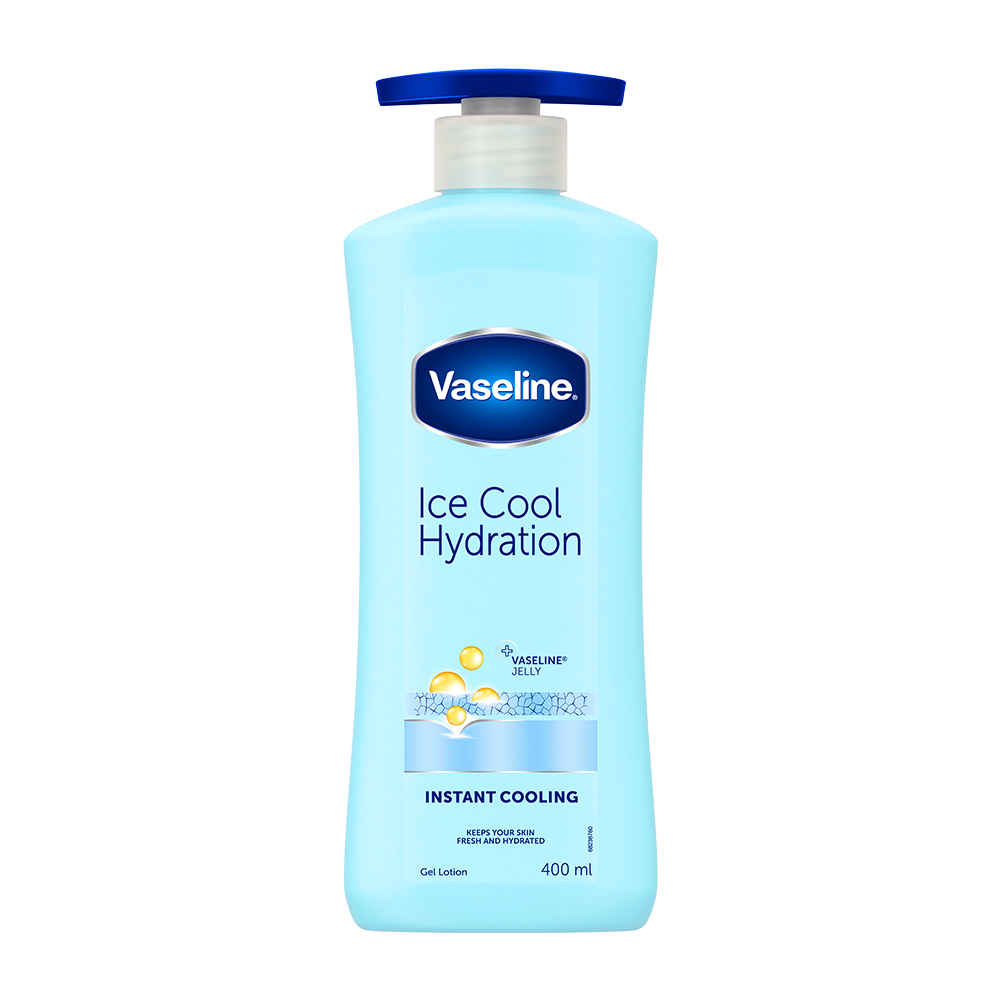 Buy Vaseline Ice Cool Hydration Lotion, 400 ml - Purplle