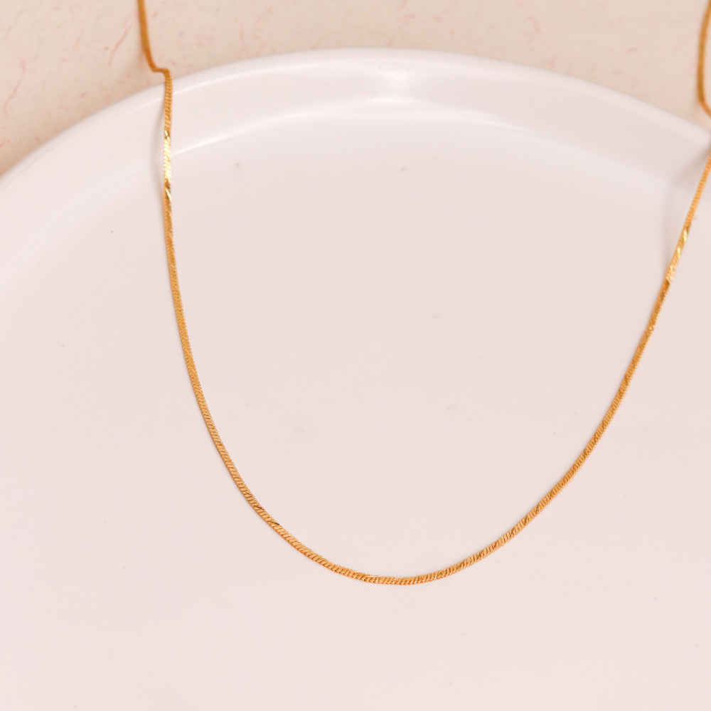 Buy Johori.com Gold Centipede Chain Necklace - Purplle