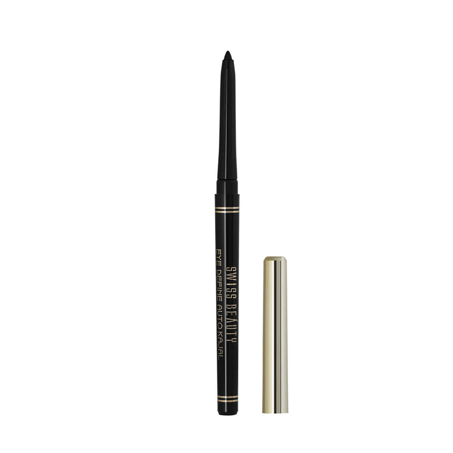 Buy Swiss Beauty Eye Define Auto Kajal - Black (0.35 g) - Purplle
