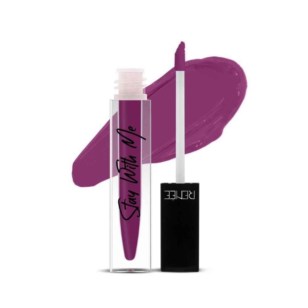 Buy RENEE Stay With Me Matte Lip Color - Thirst For Wine, 5 ml, Long lasting, Light Weight & Non Transfer Formula, Water & Smudge Proof - Purplle