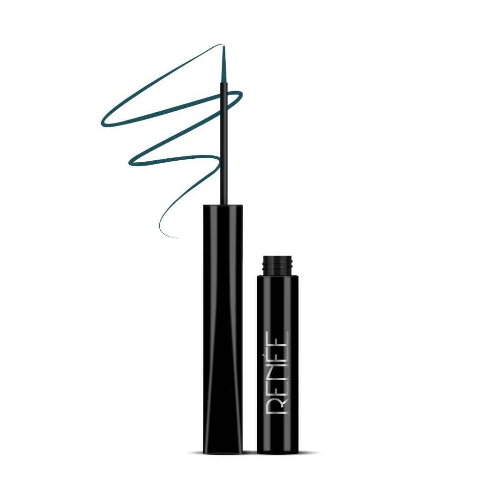 Buy RENEE Extreme Stay Liquid Eyeliner - Extra Teal , IntenseColor Payoff, Long Lasting, Matte, Waterproof, Smudge-proof, Infused With Castor Oil , 4.5 ml - Purplle