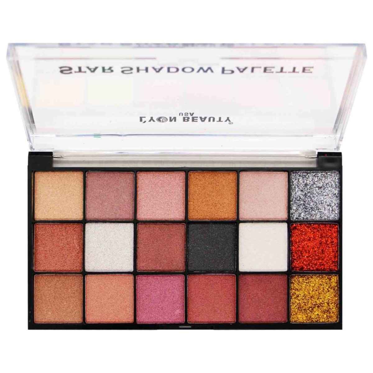 Buy Lyon Beauty USA Star Shadow Palette 18 Colors - Purplle