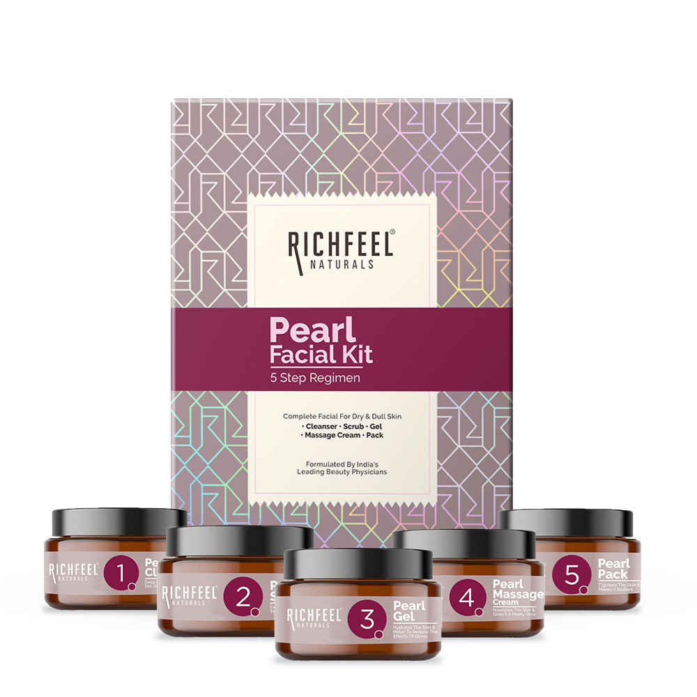Buy Richfeel Pearl Facial Kit (5 x 50 g) - Purplle