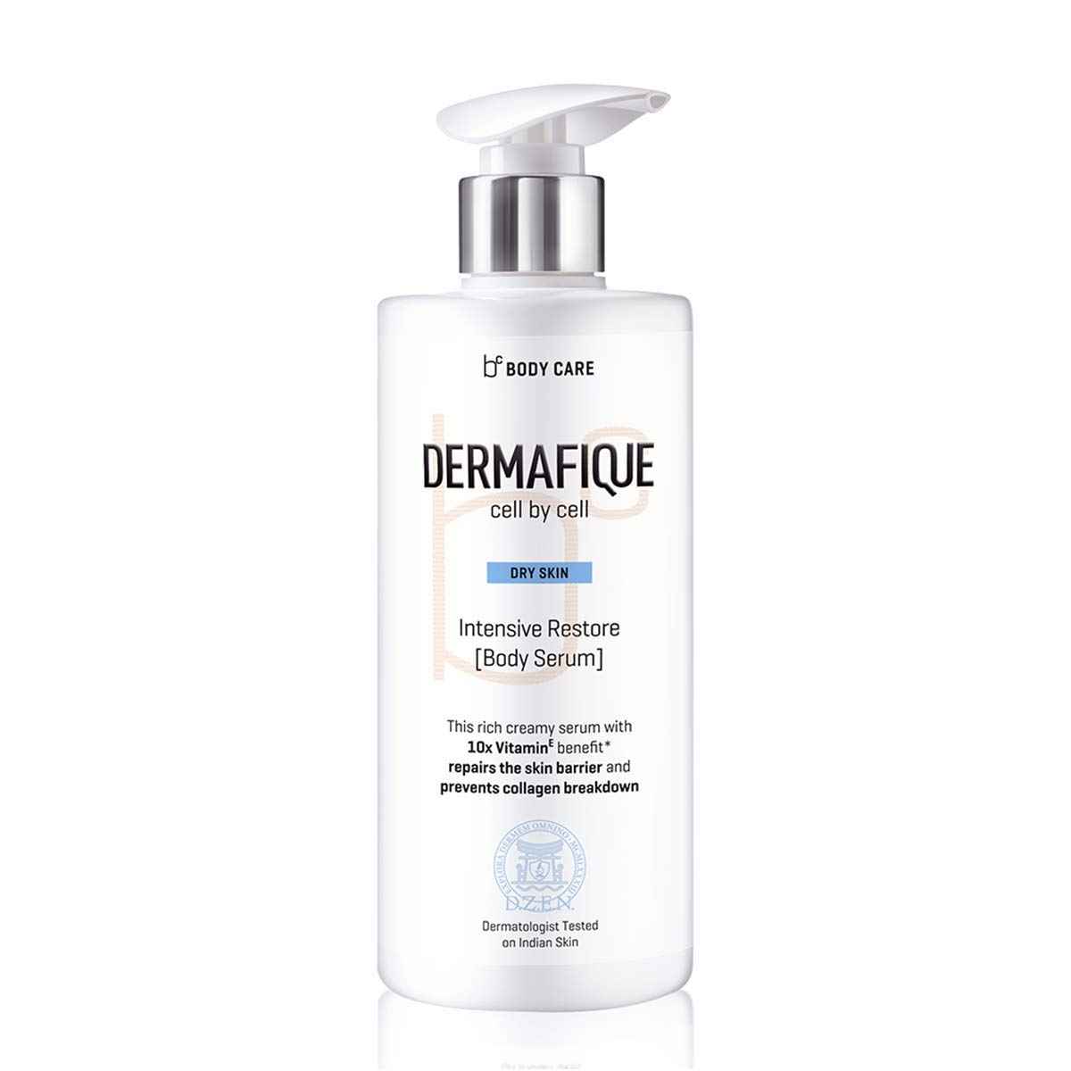 Buy Dermafique Lotion Serum with Vitamin E a€“ 300 ml, Body Lotion for Dry Skin, with 10x Vitamin E Benefits & Deep Hydration - Purplle