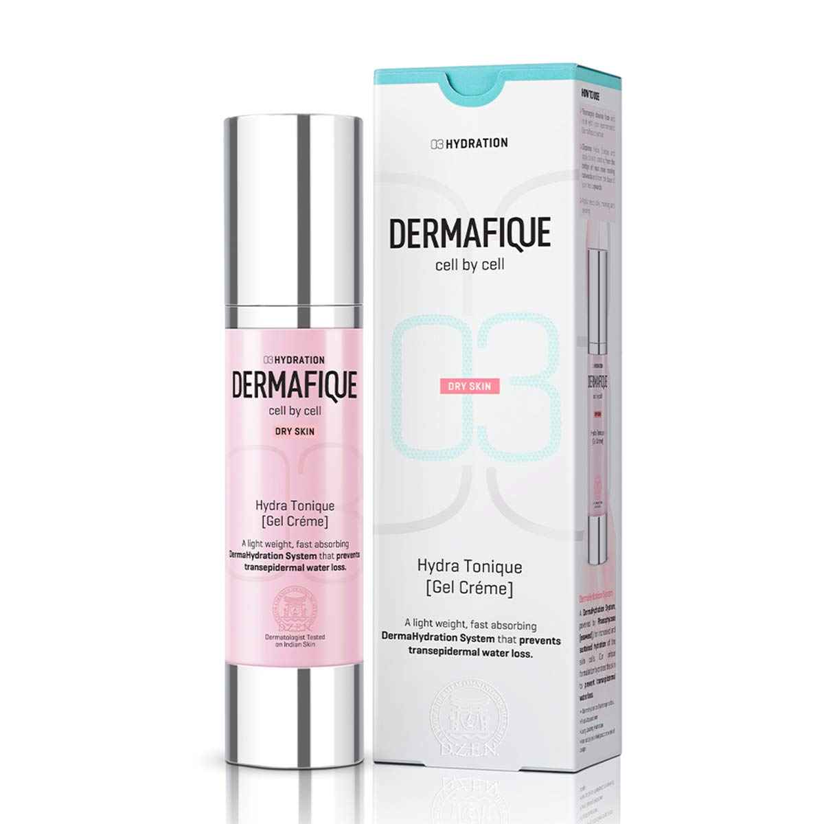 Buy Dermafique Hydratonique Gel Creme with Shea Butter – 50 ml, with Niacinamide and Vitamin E, Moisturizer for Face with Ultra Light Gel Formula - Purplle