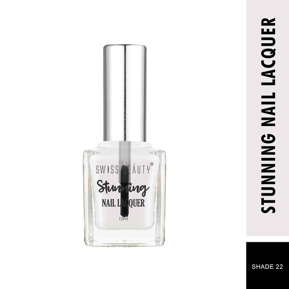 Buy Swiss Beauty Stunning Nail Lacquer 22 Clear as Day (10 ml) - Purplle