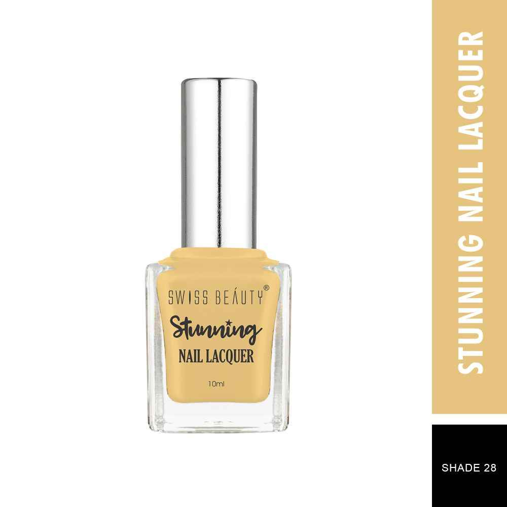 Buy Swiss Beauty Stunning Nail Lacquer 28 Tea Chai (10 ml) - Purplle