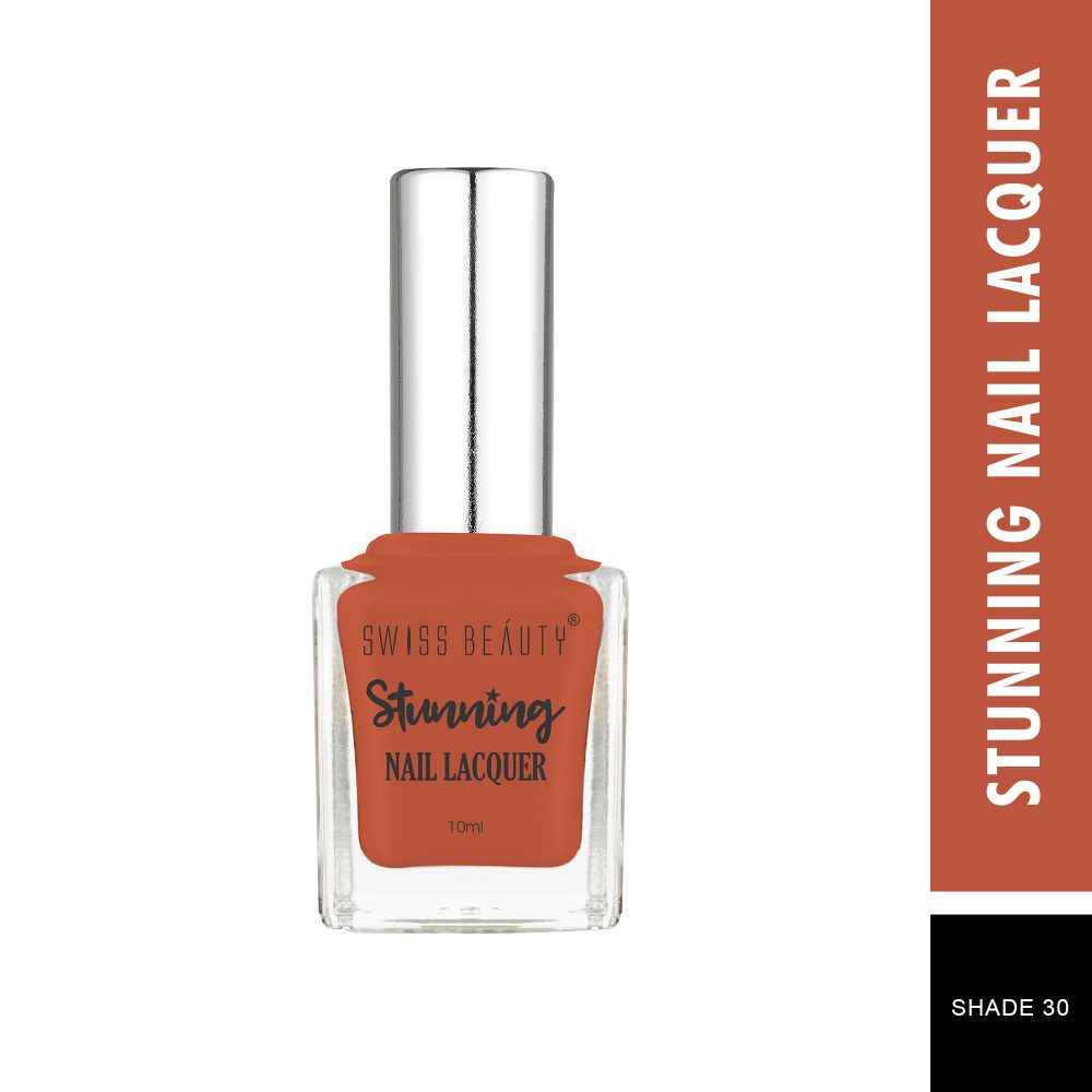 Buy Swiss Beauty Stunning Nail Lacquer 30 Rich Rosewood (10 ml) - Purplle