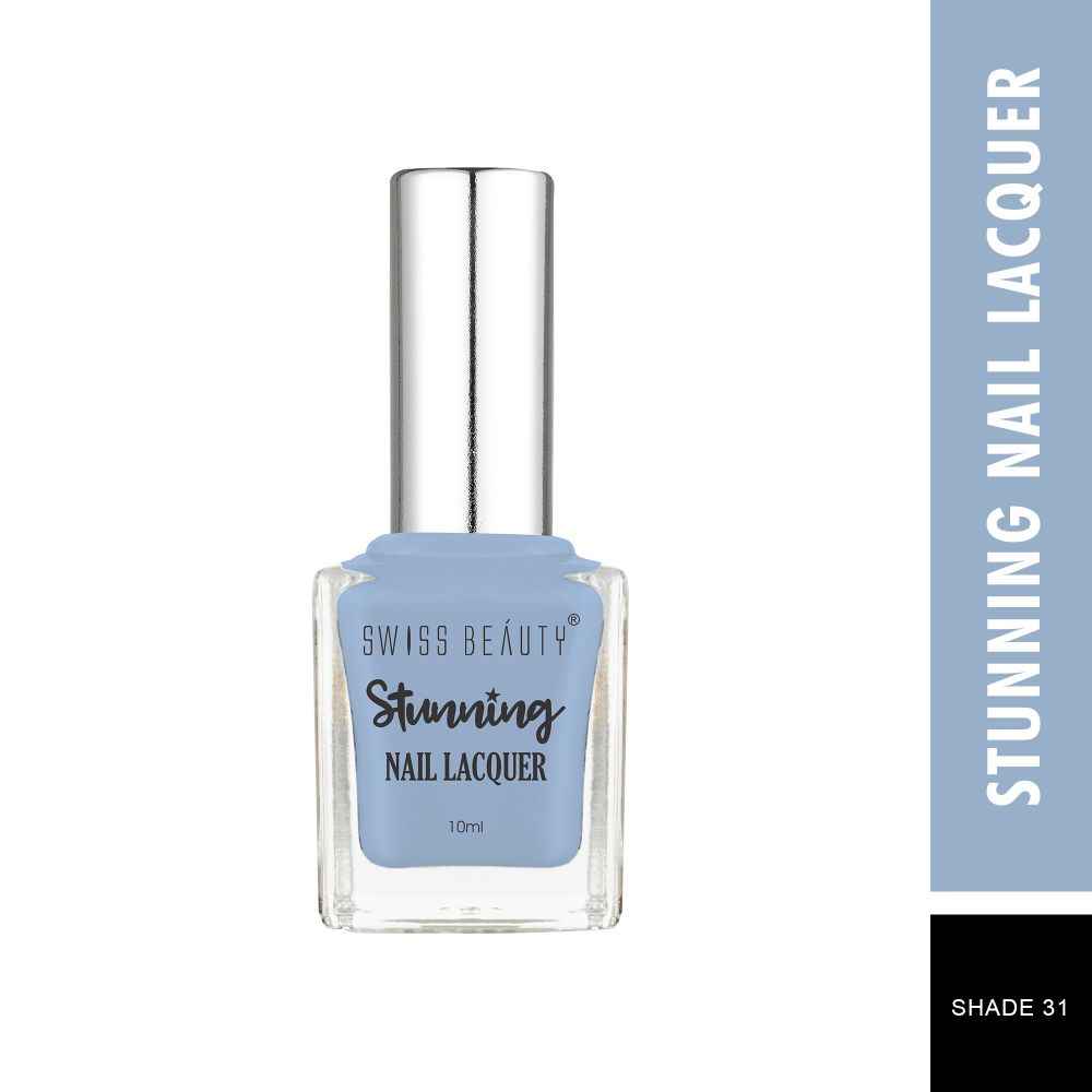 Buy Swiss Beauty Stunning Nail Lacquer 31 Aspen Sky (10 ml) - Purplle