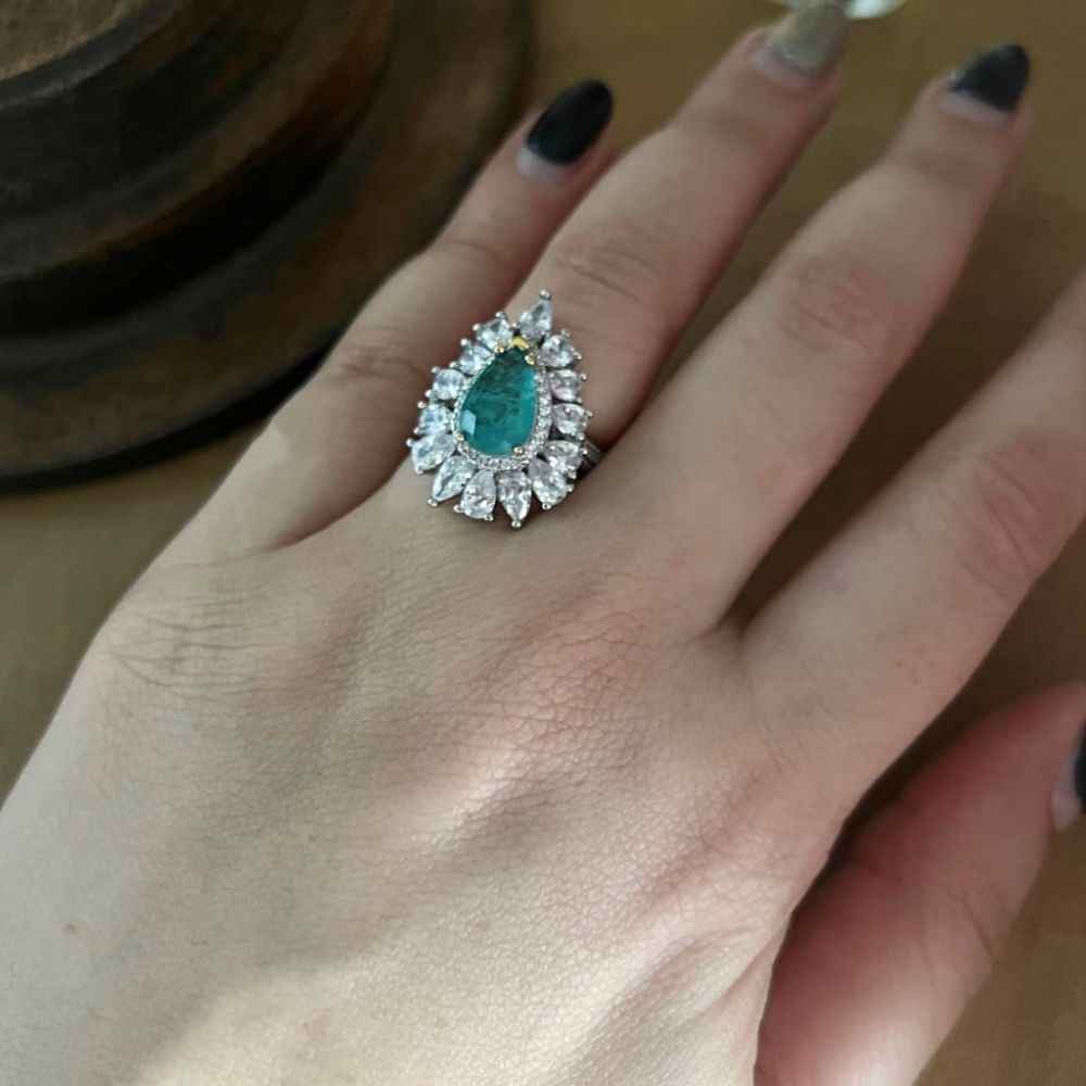 Buy Mozaati Ciel Ring - Purplle
