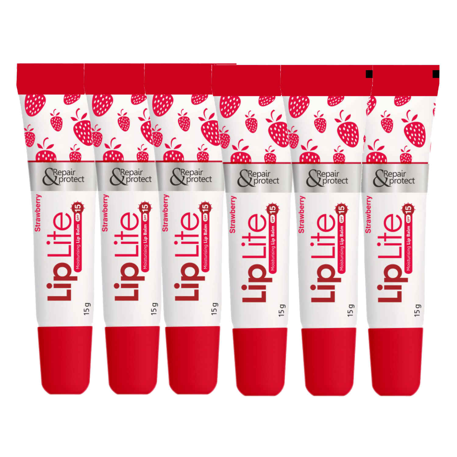 Buy Leeford Liplite Moisturizing Lip Balm with SPF-15 Combo Pack of 6 (15g Each) - Purplle