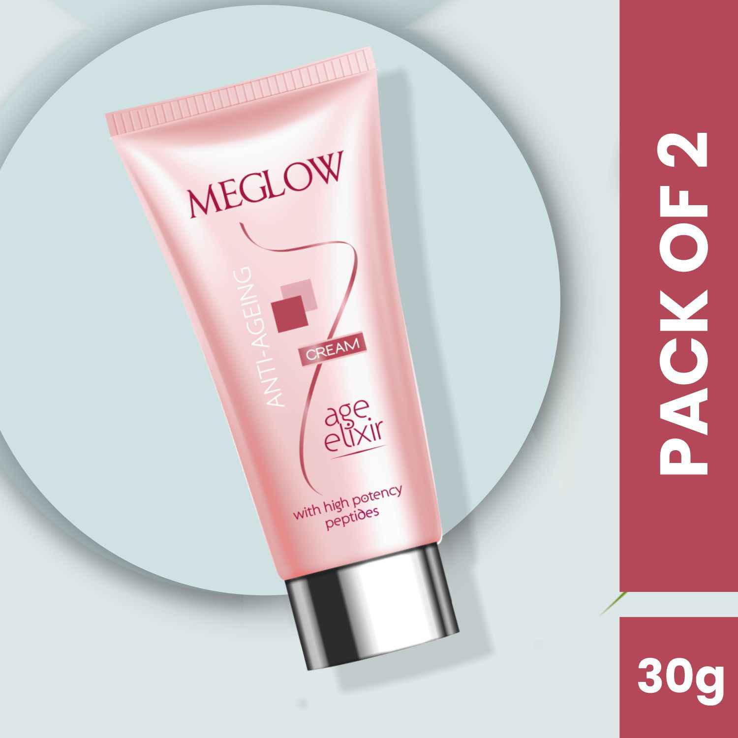 Buy Meglow Anti Ageing Cream 30g Combo Pack of 2 with Pure Radiance - For Women - Purplle