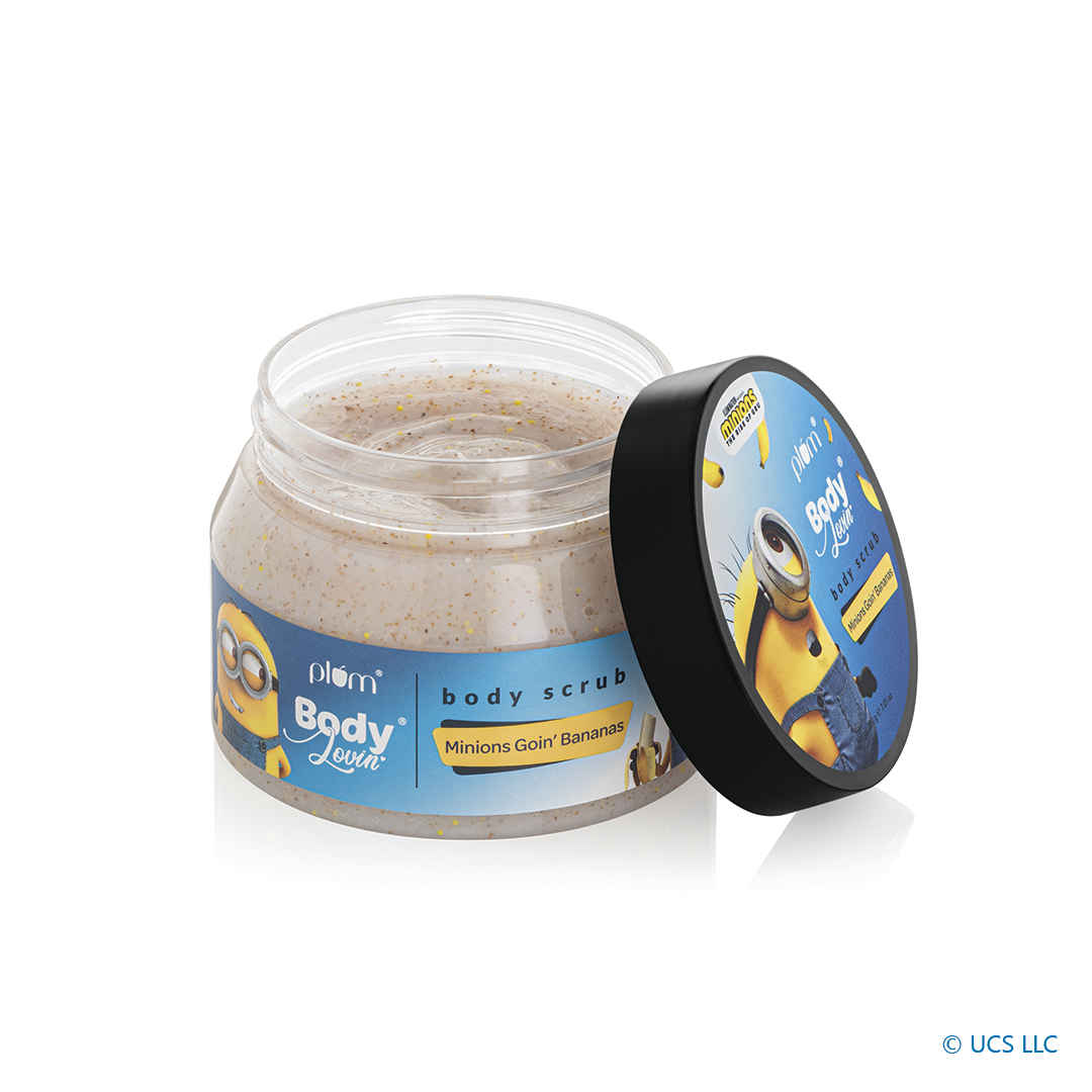 Buy Plum BodyLovin' Minions Goin' Bananas Body Scrub | Moisturizing - Purplle