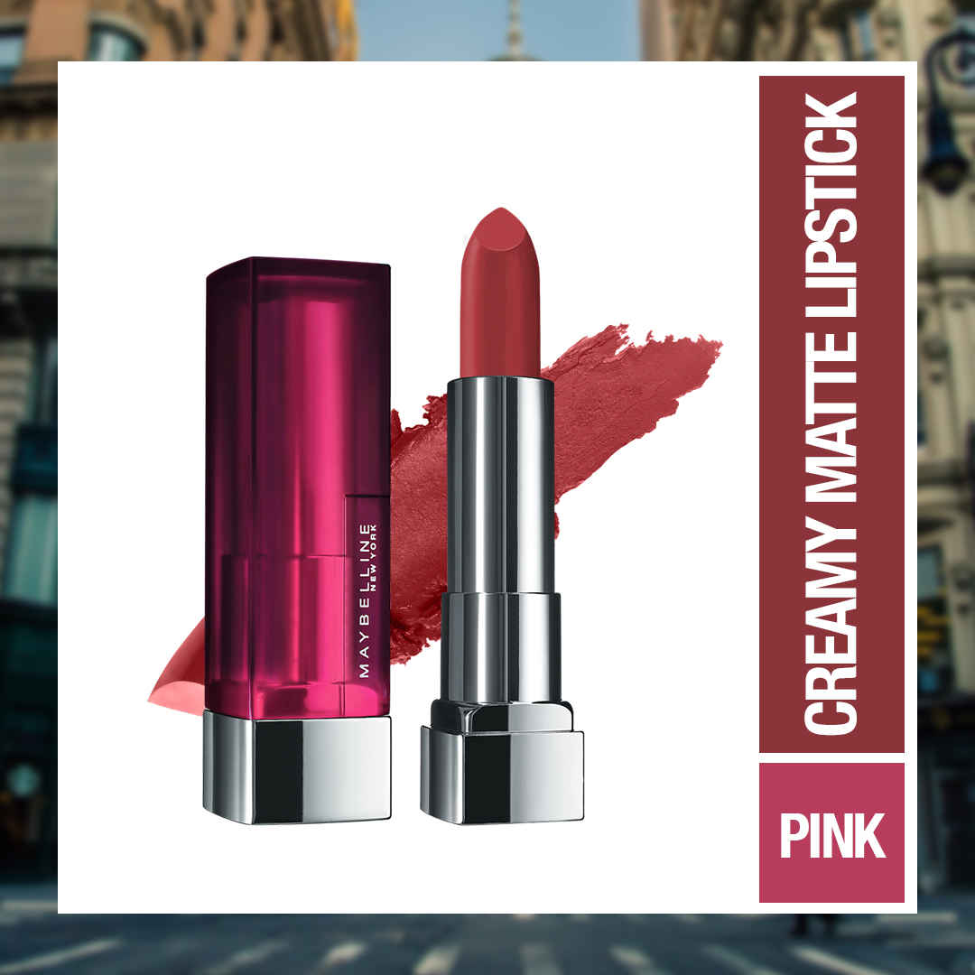 Buy Maybelline New York Color Sensational Creamy Matte Lipstick, 807 Dried Rose (3.9 gm) - Purplle
