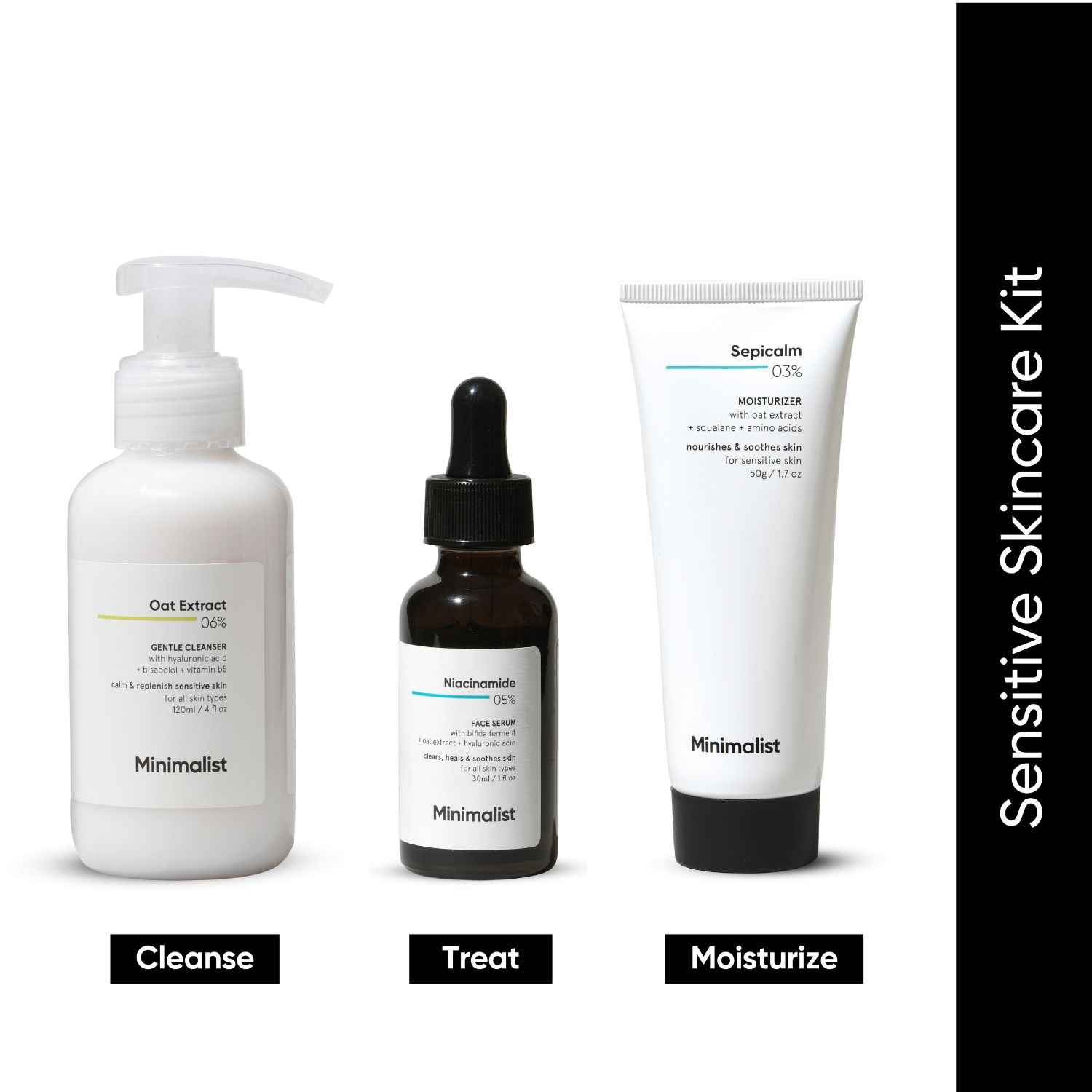Buy Minimalist Sensitive Skincare Kit - Purplle