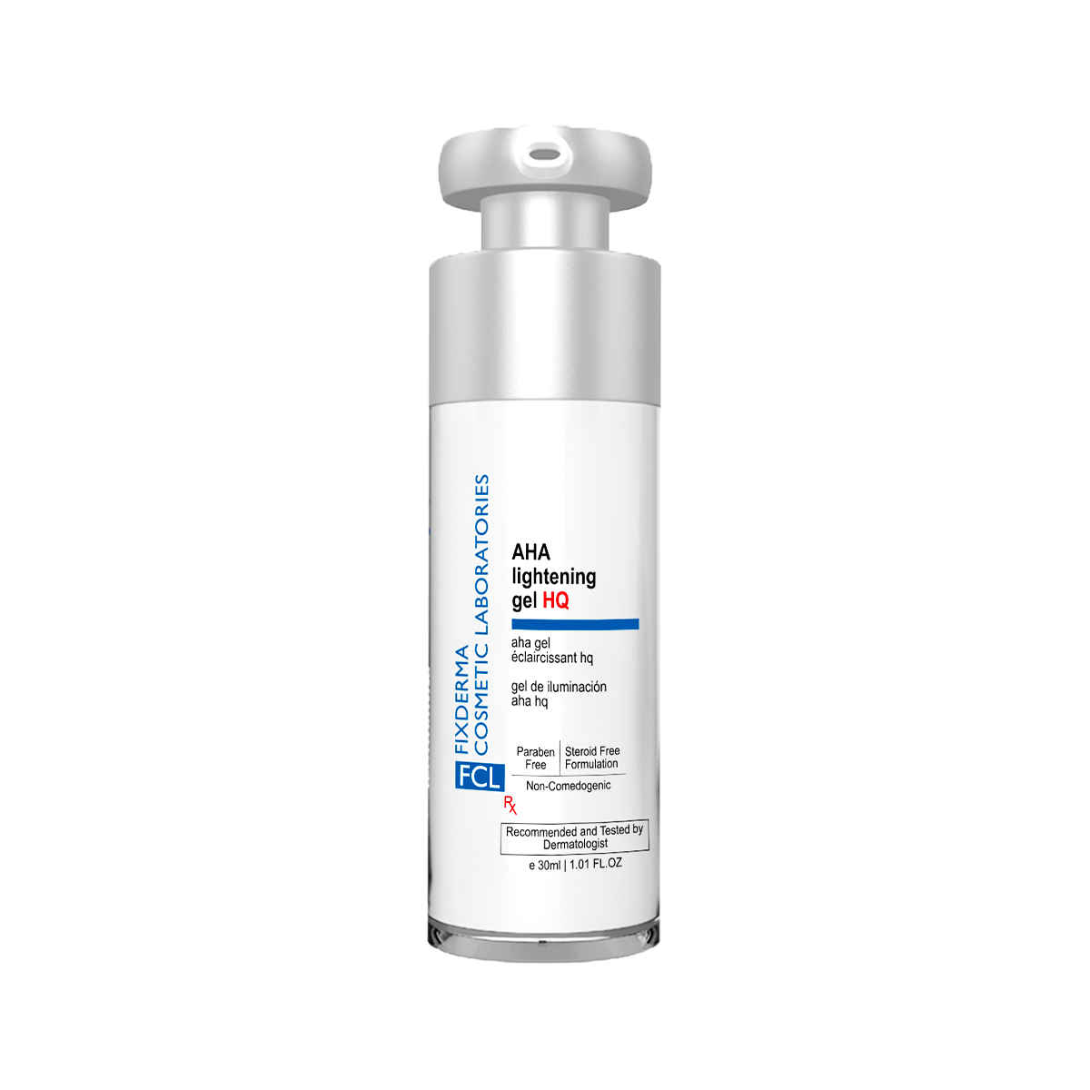 Buy Fixderma Cosmetic Laboratories Aha Lightening Gel Hq Paraben Free 30 ml - Purplle