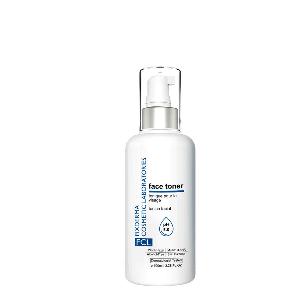 Buy Fixderma Cosmetic Laboratories Face Toner, Minimizes Enlarged Pores, Exfoliates Impurities, Refreshes The Skin, Reduces Inflammation, Controls Oil Production, Imparts Glowing Skin, Suitable For All Skin Types, 100 ml - Purplle