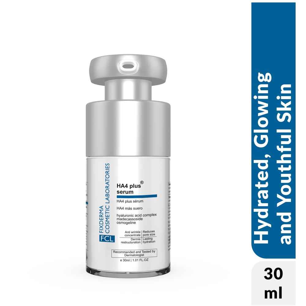 Buy Fixderma Cosmetic Laboratories 5% Hyaluronic Acid Ha4 Plus Serum For Dry Skin, Serum For Open Pores Reduces Fine Lines And Wrinkles, Improves The Elasticity Of The Skin - 30 ml (Pack Of 1) - Purplle