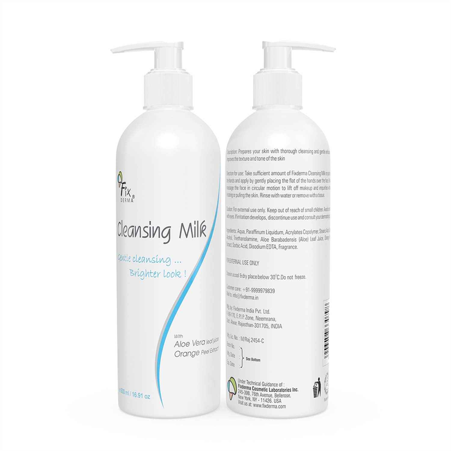 Buy Fixderma Cleansing Milk 500 ml - Purplle