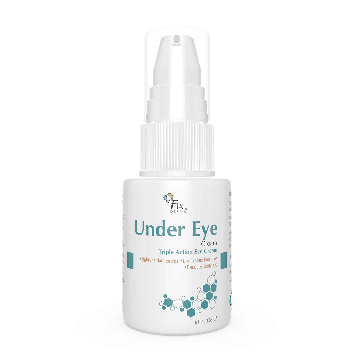 Buy Fixderma Under Eye Cream, For Dark Circles, Controls Puffiness, Diminishes Under Eye Ageing, Prevents Fine Lines, Sooths Under Eye, Youthful Eyes, Safe & Effective Cream, Paraben Free- 15 gm - Purplle