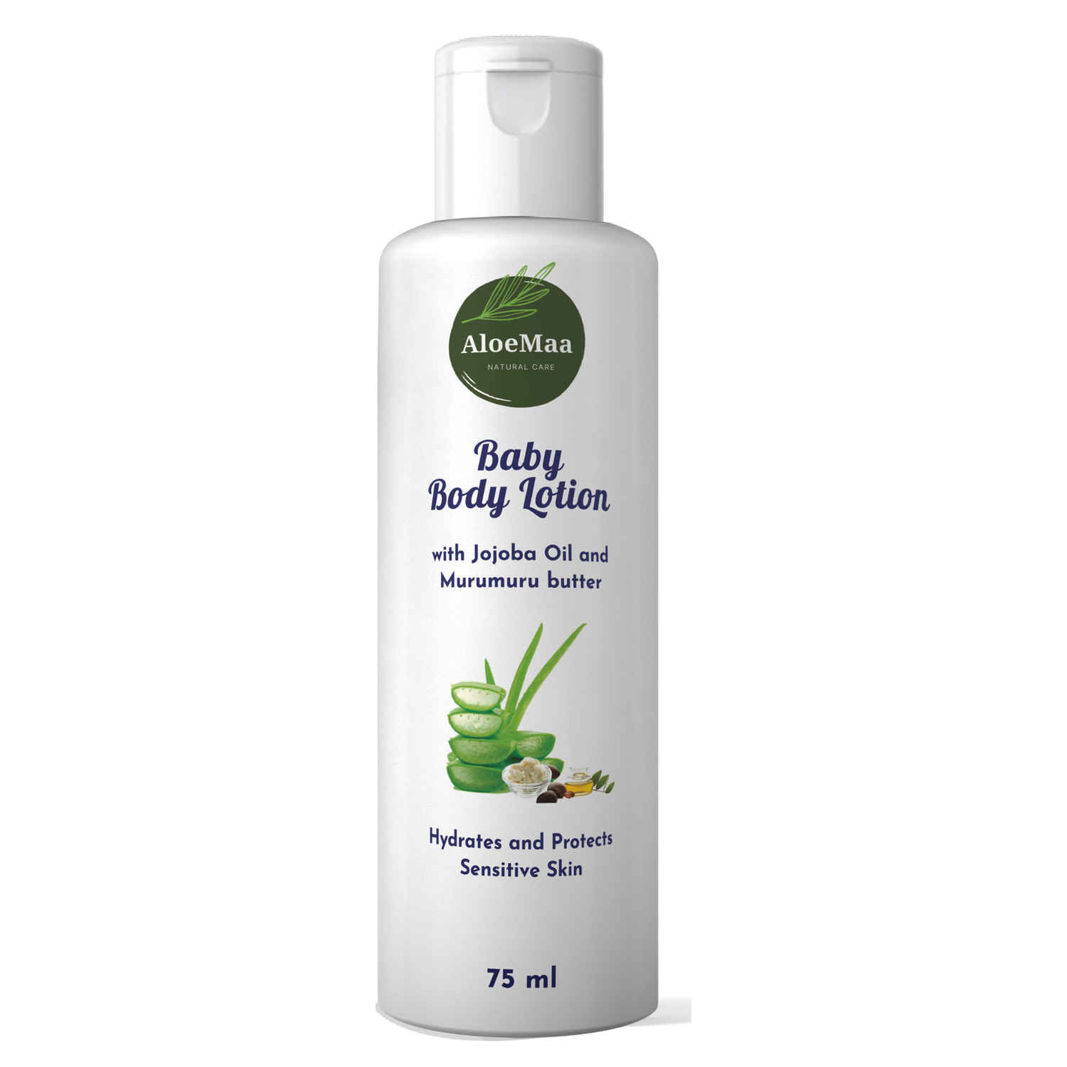 Buy Aloemaa Moisturising Aloe Body Lotion, 75ml - Purplle