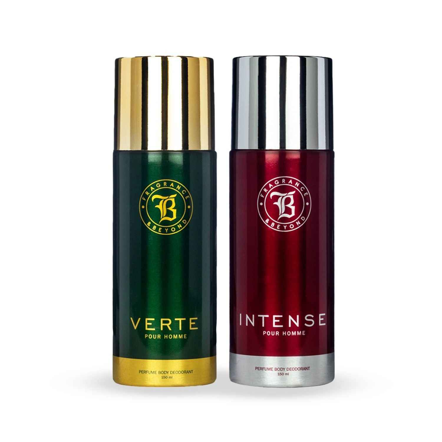 Buy Fragrance & Beyond Woody Perfume Body Deodorant for Men (Pack of 2) - 150ml,| Long Lasting Fragrance, Toxin Free, Made in India - Purplle