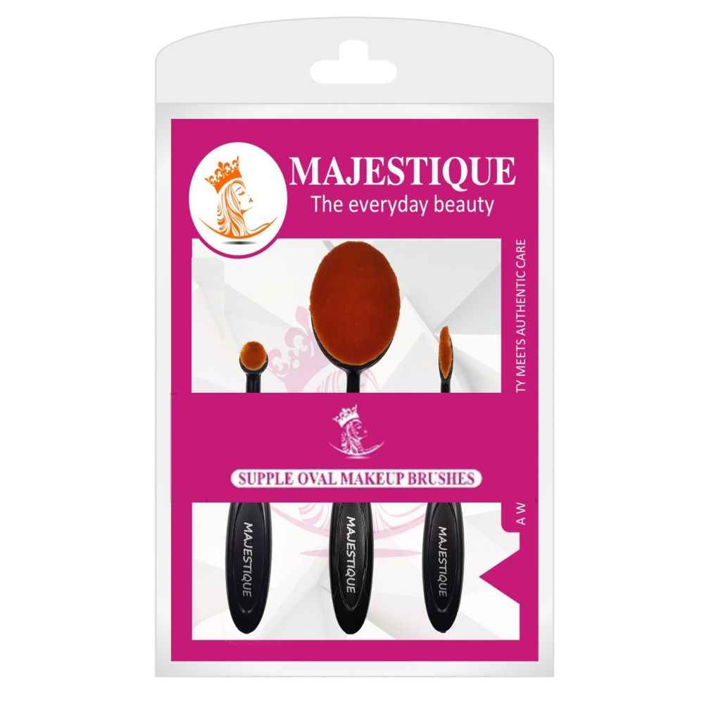 Buy Majestique Professional Eye Makeup Brush Set CMB512 Concealer, Blush and Eye Shadow for Women and Girls - Purplle