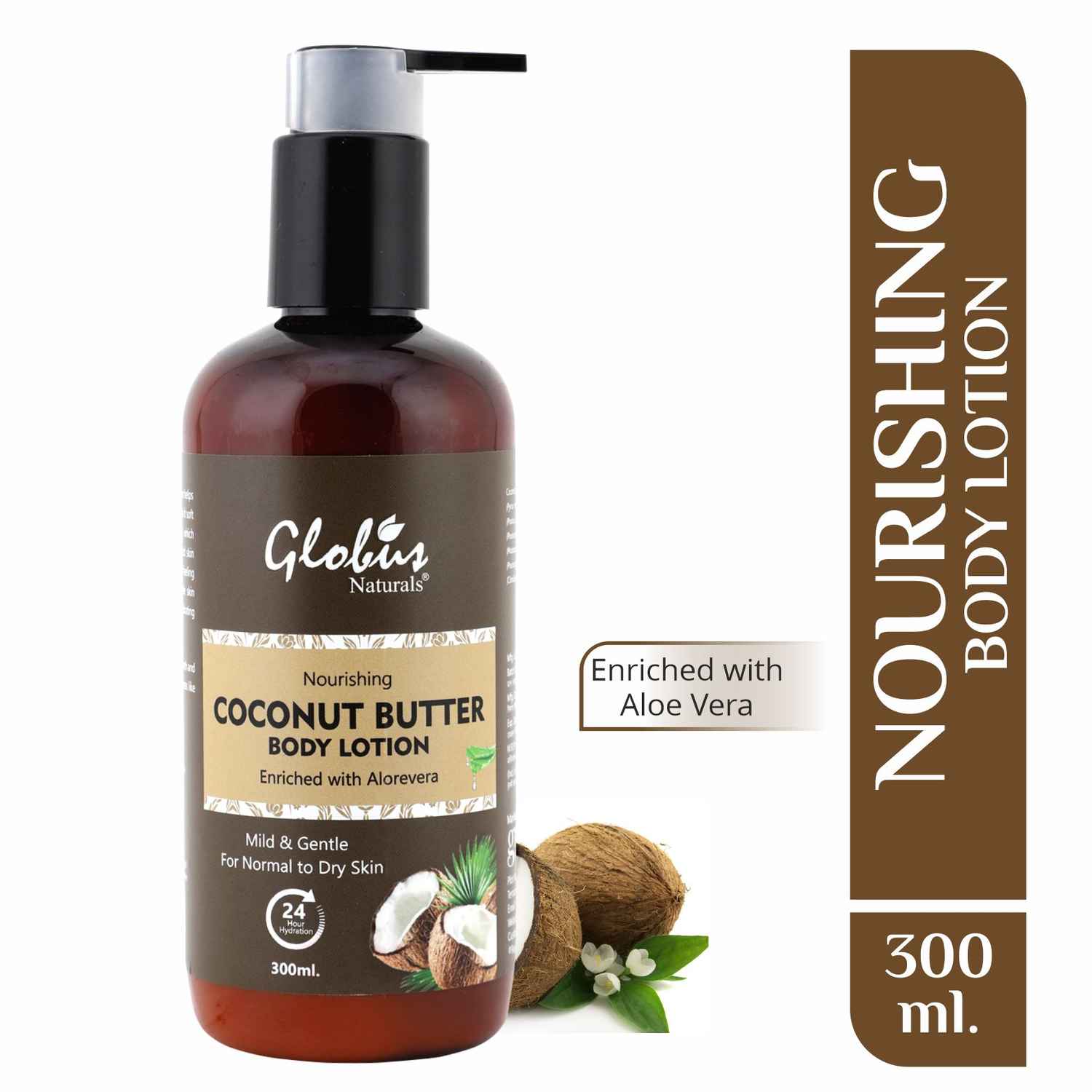 Buy Globus Naturals Nourishing Coconut Butter Body Lotion (300 ml) - Purplle
