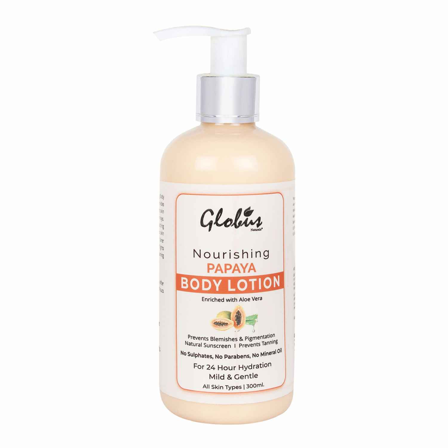 Buy Globus Naturals Nourishing Papaya Body Lotion (300 ml) - Purplle