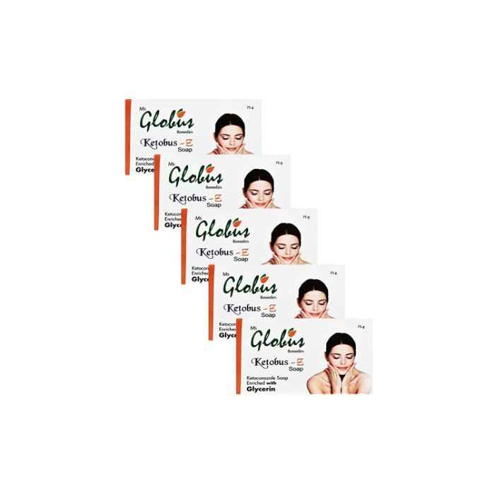 Buy Globus Ketobus- Z Soap (75 g) Pack Of 5 - Purplle
