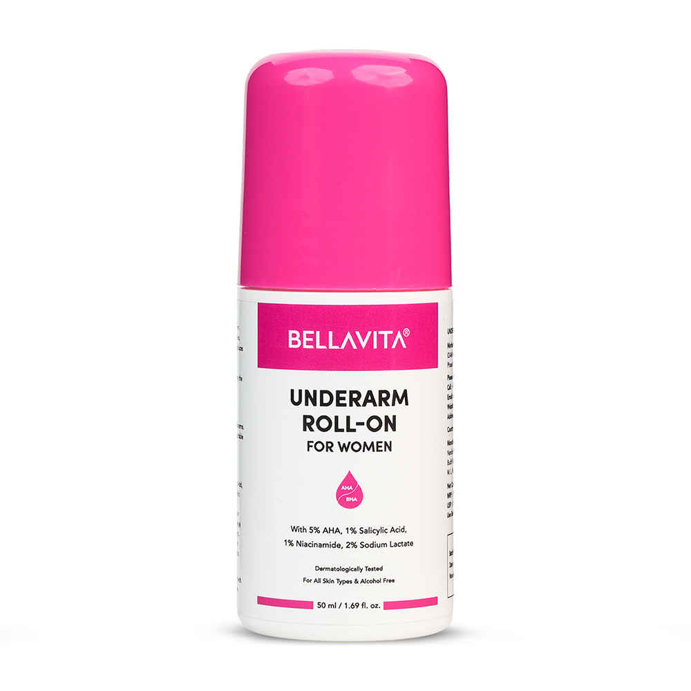 Buy Bella Vita Organic DeoWhite Under Arm Skin Whitening Natural Roll On Deodorant Stick for Women(50 ml) - Purplle